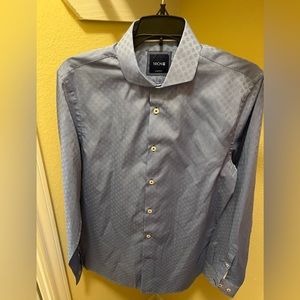 Men’s dress long sleeve button down shirt